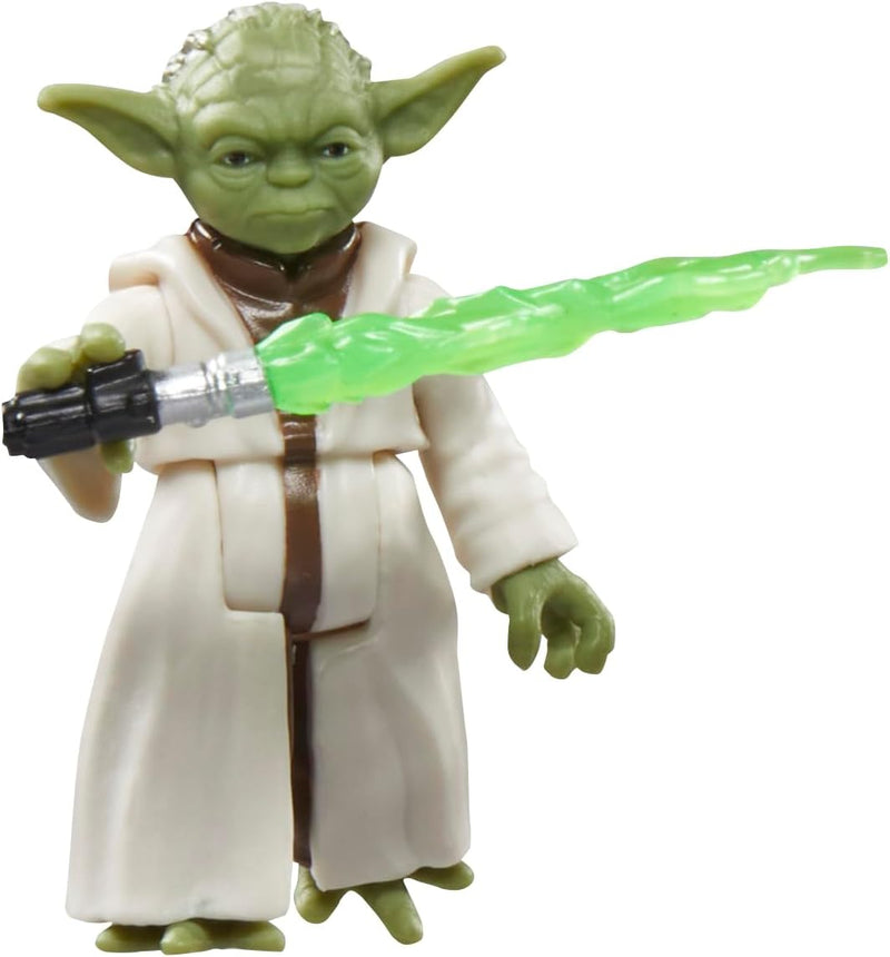 STAR WARS Epic World of Action Master Yoda, 4-Inch Scale Action Figure, Ship & 2 Accessories, Toys for Boys & Girls Ages 4+