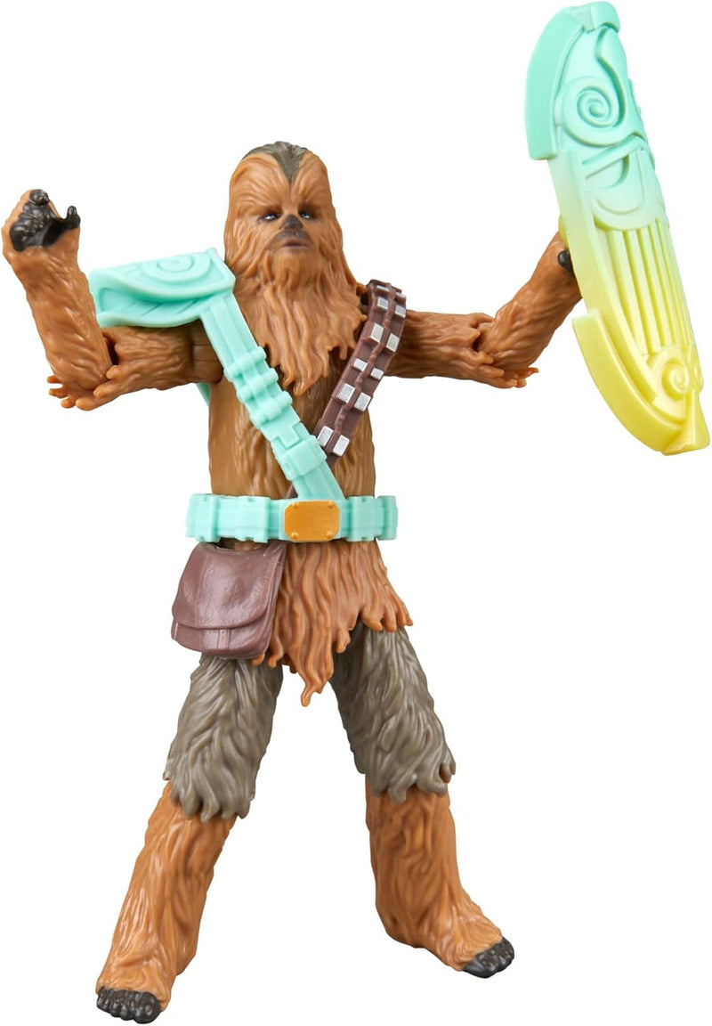 STAR WARS Epic World of Action Chewbacca 4-Inch Deluxe Action Figure & 4 Accessories, Toys for Boys & Girls Ages 4+