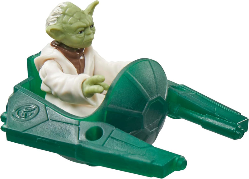 STAR WARS Epic World of Action Master Yoda, 4-Inch Scale Action Figure, Ship & 2 Accessories, Toys for Boys & Girls Ages 4+