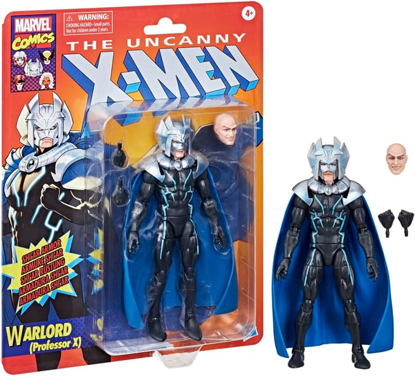 Marvel Legends Series Warlord (Professor X), Uncanny X-Men Retro Marvel Comics Collectible 6 Inch Action Figure