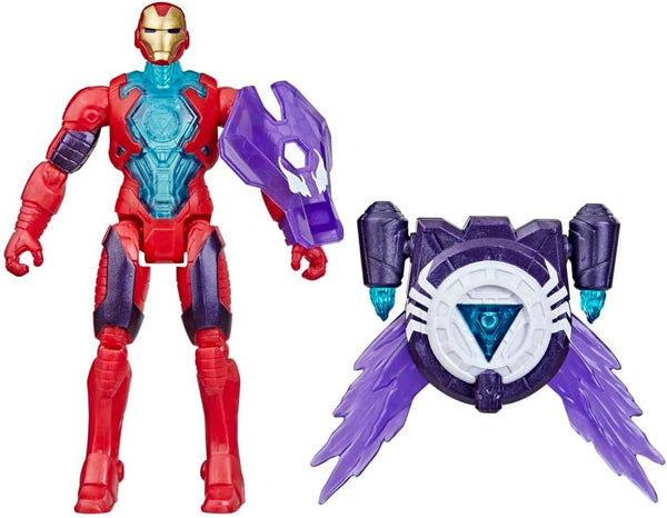 Avengers Marvel VenomVersus Epic World of Action Anti-Venom Iron Man Figure with Battle Gear Accessories, 4-Inch Super Hero Toys, Kids Ages 4+
