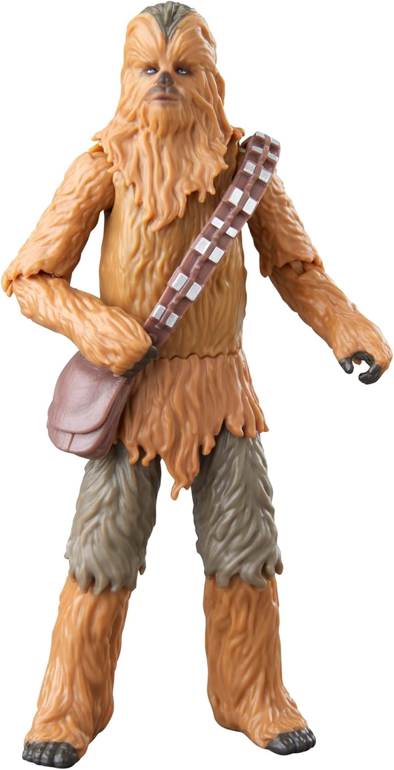 STAR WARS Epic World of Action Chewbacca 4-Inch Deluxe Action Figure & 4 Accessories, Toys for Boys & Girls Ages 4+