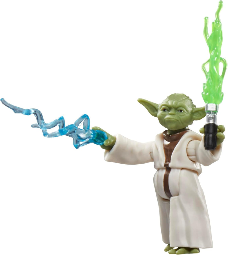 STAR WARS Epic World of Action Master Yoda, 4-Inch Scale Action Figure, Ship & 2 Accessories, Toys for Boys & Girls Ages 4+