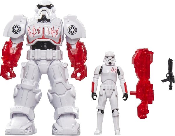 STAR WARS Epic World of Action Stormtrooper Mech Force Suit, 6.5-Inch Mech Suit & 4-Inch Action Figure, Toys for Boys & Girls Ages 4+