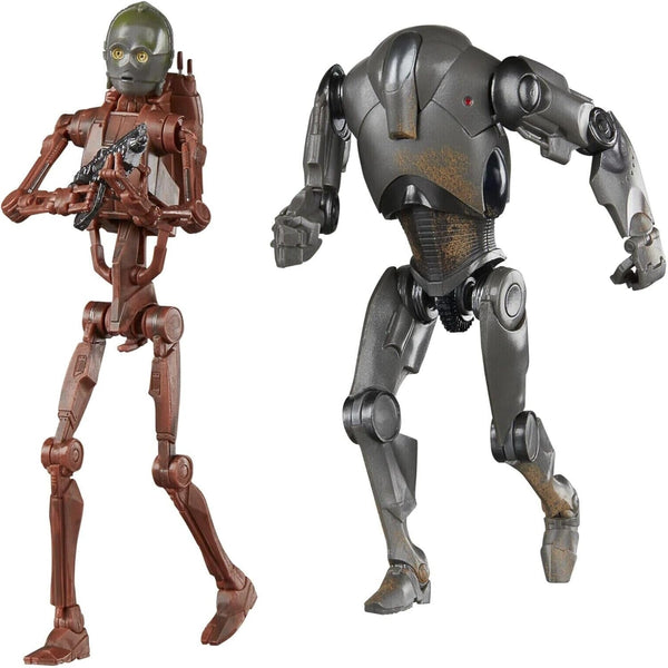 Star Wars The Black Series C-3PO with B1 Battle Droid Body and Super Battle Droid Figures, 15 cm, Attack of the Clones