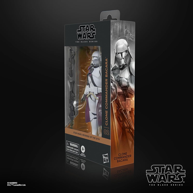 STAR WARS The Black Series Clone Commander Bacara, Revenge of The Sith Premium Collectible 6 Inch Action Figure
