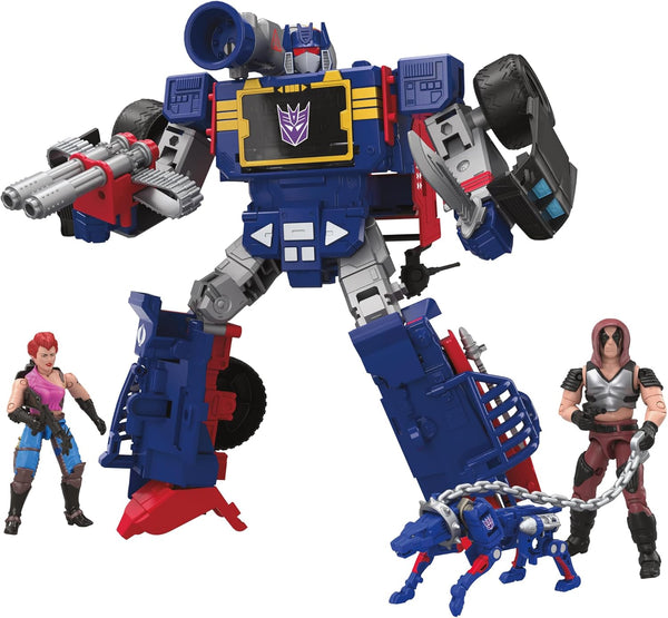Transformers Collaborative G.I. Joe x Toys Soundwave Dreadnok Thunder Machine, Zartan & Zarana, Action Figures for Boys and Girls Ages 8+