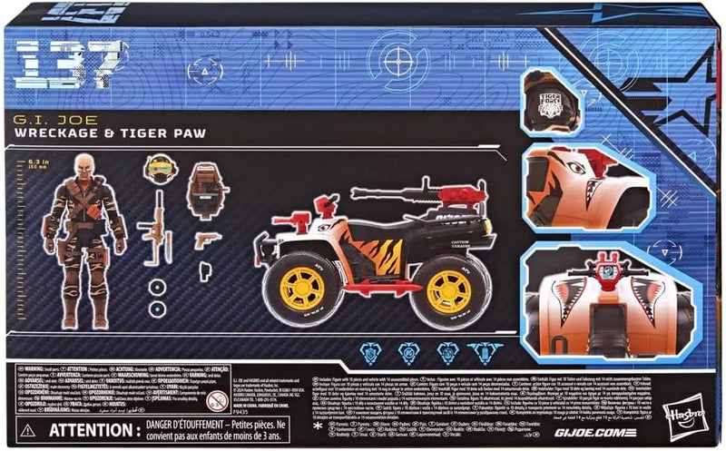 G.I. Joe Classified Series Tiger Force Wreckage Action Figure and Tiger Paw ATV - Exclusive