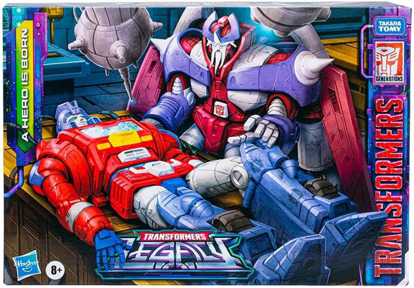 Transformers Legacy A Hero is Born Alpha Trion & Orion Pax Action Figure 2-Pack