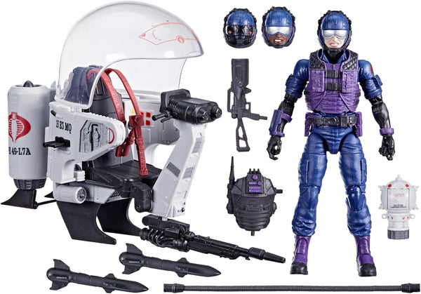 G.I. Joe Classified Series Tele-Viper & Cobra Flight Pod (Trubble Bubble) Action Figure and Vehicle Set