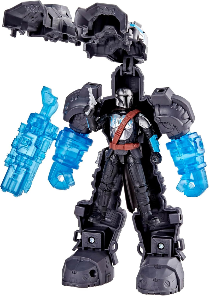 STAR WARS Epic World of Action The Mandalorian Mech Force Suit, 6.5-Inch Mech Suit & 4-Inch Action Figure, Toys for Boys & Girls Ages 4+