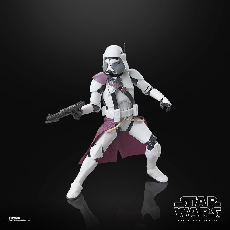 STAR WARS The Black Series Clone Commander Bacara, Revenge of The Sith Premium Collectible 6 Inch Action Figure