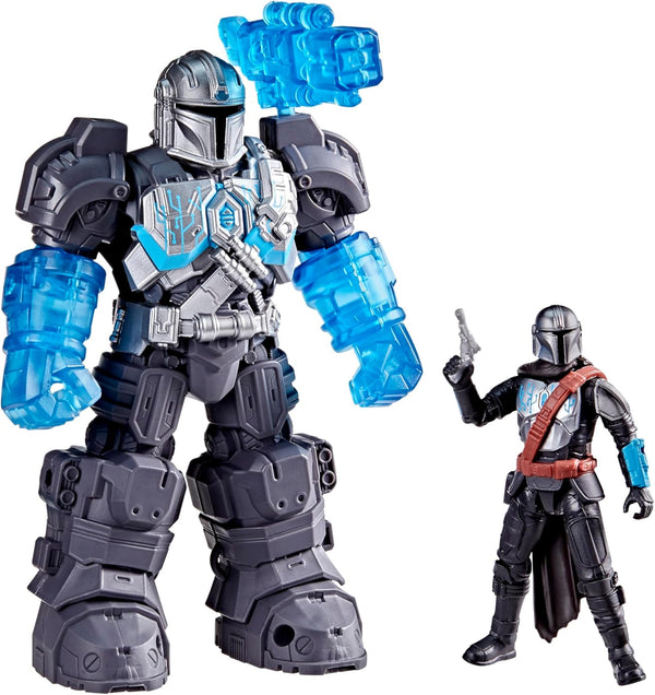 STAR WARS Epic World of Action The Mandalorian Mech Force Suit, 6.5-Inch Mech Suit & 4-Inch Action Figure, Toys for Boys & Girls Ages 4+